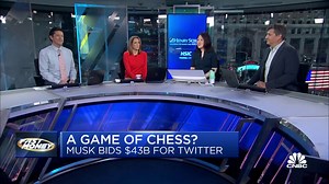 16K views · 252 reactions | A 'poison pill' may be enough for Twitter to keep Elon Musk at bay, says @karenfinerman. @GuyAdami, @timseymour and @RiskReversal share their thoughts on the Musk's Twitter takeover and what it could mean for the company. $TWTR | CNBC Fast Money | Facebook