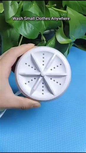 Bitnest on Instagram: "Clean small clothes and items easily with this Portable Mini Ultrasonic Washing Machine. Powered by ultrasonic waves, it’s perfect for socks, underwear, baby clothes, and light laundry. Compact and travel-friendly—great for apartments, dorms, RVs, travel, and small spaces. 🔗 Link in bio to get yours today! ✨ Follow for more smart home gadgets & daily essentials! #PortableWasher #LaundryGadgets #ApartmentLiving #TravelEssentials #SmartLiving #AmazonFinds #MiniWasher #HomeE