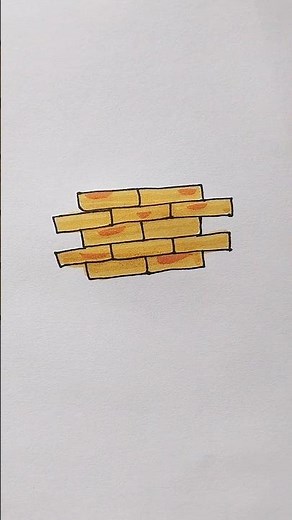How to Make Bricks 🧱 #brick #kidstvforfun #drawing #viral #funny #shorts #coloring #shorts #art