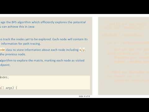 Finding the Shortest Path Using BFS in a Matrix