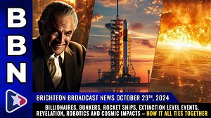 Brighteon Broadcast News, Oct 29, 2024 - Billionaires, bunkers, rocket ships, Extinction Level Events, Revelation, robotics and cosmic impacts – how it all ties together