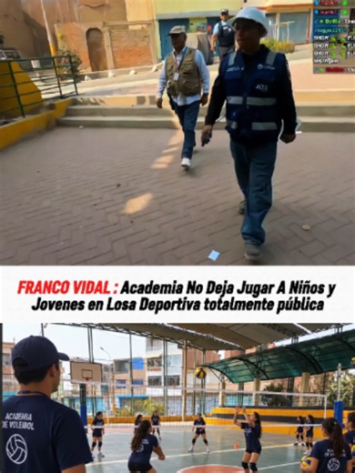 ⚽🏐 ¿Una losa deportiva es para fomentar el deporte o para poner barreras a nuestros niños? Vecinos expresan su preocupación porque una academia particular estaría utilizando la losa deportiva de la comunidad sin contar aparentemente con la autorización municipal correspondiente, impidiendo que otros niños y jóvenes puedan hacer uso de este espacio público. Los espacios deportivos pertenecen a todos. La losa debe ser un lugar donde nuestros niños puedan practicar deporte, compartir y desarrollar