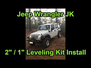 Jeep Wrangler JK 2"/1" Lift Kit Installation