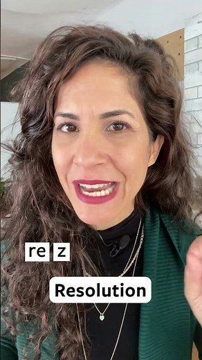 How to pronounce RESOLUTION