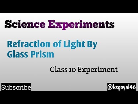 Refraction By Glass Prism| Light| Science Experiment| Path of Light