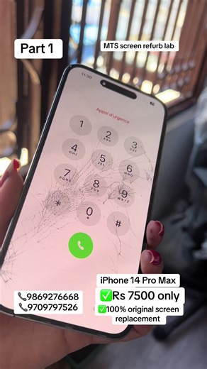 #creatorsearchinsights ⸻ 📢 OFFER! OFFER! LIMITED TIME ONLY! 🔥 📱 iPhone 14 Pro Max Screen Replacement – Just Rs. 7500! ✅ 100% Original Screen Guaranteed 💥 Don’t miss this special deal – available only at 🏆 MTS Screen Refurb Lab – Nepal’s No.1 Mobile Repair Center 🛠️ We Repair All Models & All Brands! 📱 iPhone | 📱 Samsung | 📱 OnePlus | 📱 Xiaomi & More ⸻ 🔧 Why MTS Lab? 🔬 Advanced Refurb Technology – Precision repair with world-class machines 👨‍🔧 Skilled Technicians – Trained to handle