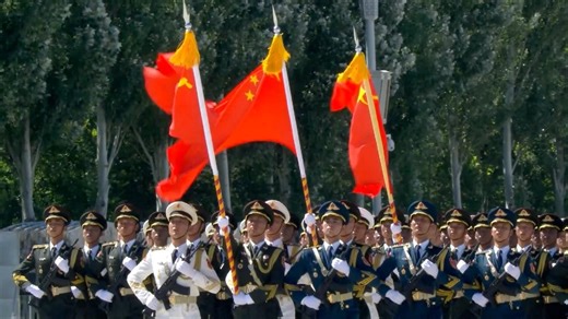China's honor guards prepare for upcoming military parade