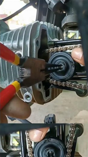 how to install the timing tensioner roll #short