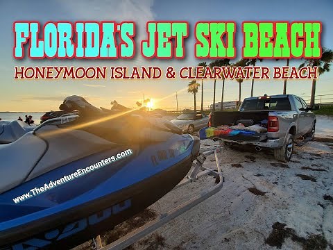 Jet Ski Launch at Dunedin Causeway: Clearwater Beach and Honeymoon Island Adventure