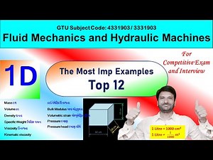 Most Imp Examples FMHM Ch 1 | Density | Viscosity | Pressure