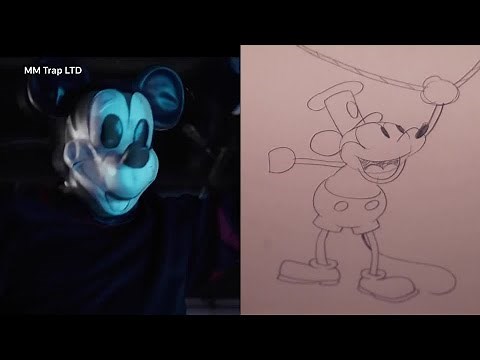 ミッキーマウスが連続殺人鬼に、新作ホラー映画の予告編公開 米ディズニーの著作権失効で