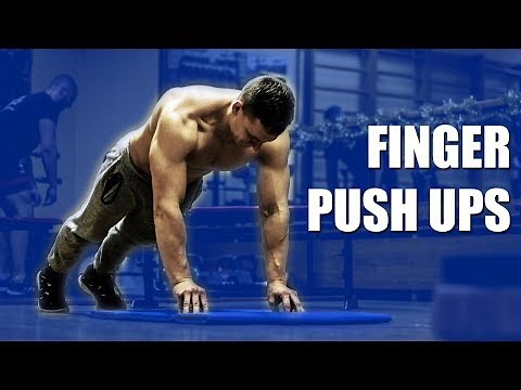 Correct Way to do Push Ups from fingers for ARM WRESTLING