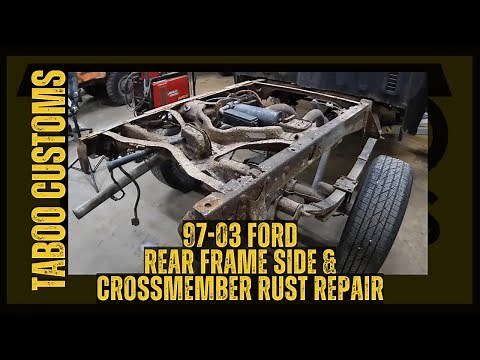 Ford F150 - Rear Frame and Crossmember Repair/Replacement