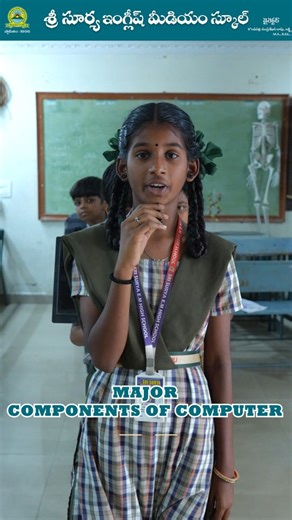 SRI SURYA MODEL PUBLIC SCHOOL | 💻 Major Components of a Computer! Today our students explored the core parts that make every computer work smoothly 👇 🖥️ Monitor –... | Instagram