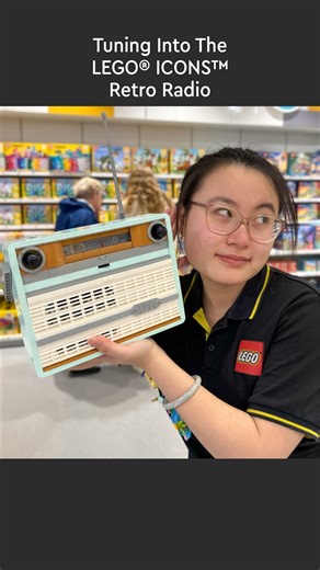 Tell your kids this is how you used to stream music. The LEGO® ICONS™ Retro Radio is available online and in-store now. Head to https://bit.ly/LCS10334 to find out more, or get yours. #LEGO #bricksmegastore #legocertifiedstores #LEGO10334 #LEGOIcons #LEGORetroRadio | LEGO Certified Stores Australia & New Zealand