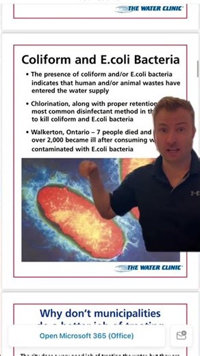 Do you have coliform and e.coli bacteria in your water? We have been filtering water for Canadians