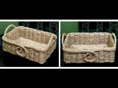 How to make a Jute Rope Basket