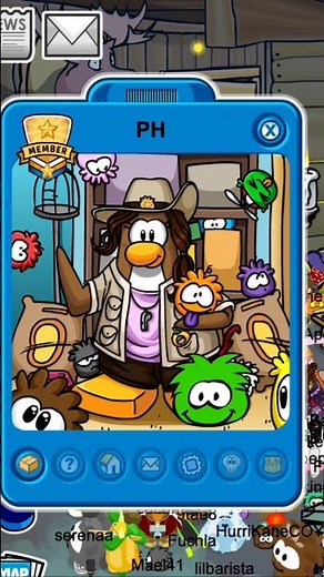 Meeting PH at CLUB PENGUIN JOURNEY 😱 #clubpenguin #videogames #games