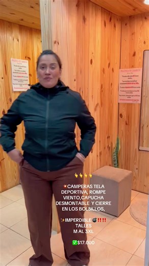 👆👆👆👆 💥CAMPERAS TELA DEPORTIVA, ROMPE VIENTO,CAPUCHA DESMONTABLE Y CIERRE EN LOS BOLSILLOS,UNISEX IMPERMEABLE ✨EXCELENTE CALIDAD✨ TALLES M AL 3XL ✅$17.000