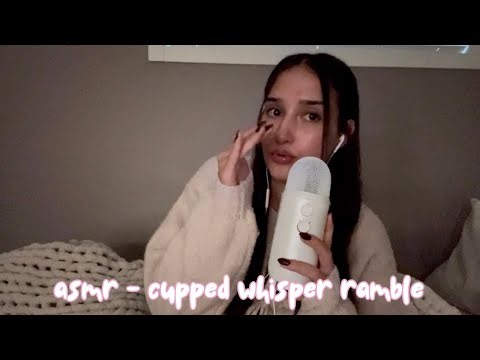 asmr - cupped whispers in your ear !!