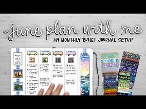 My June Bullet Journal Setup 📖 2026 PLAN WITH ME LIVE!