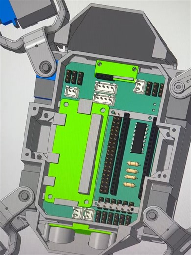 From PCB layout to 3D modeling — it’s all about precision, alignment, and real engineering. #PCBDesign #3DModel #ProductDesign | ElectroControl
