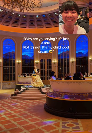Beauty and the Beast Ride Tokyo Disneyland — Emotional First Ride