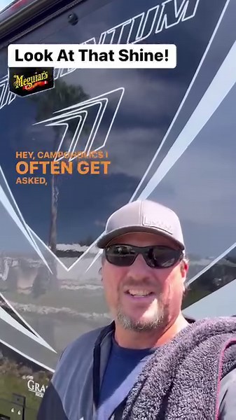 65K views · 490 reactions | We often get asked how do we get the RV so shiny. We simply use Meguiar's waterless wash and wax and a good towel. Thats all we use! #thecampoholics #rvlife #fullbodypaint #rvlifestyle #rvtravel #rvdetailing #rvcleaning #rvtips #rvtipsfornewbies | The Campoholics | Facebook
