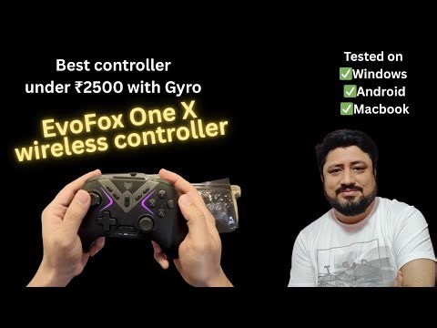 EvoFox One X Wireless Gamepad | Hall Effect Joysticks & Triggers | 6-Axis Gyro | Macro Buttons 🎮