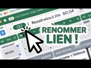 Excel : Renommer un Lien Hypertexte 🔗 en 1 Minute !