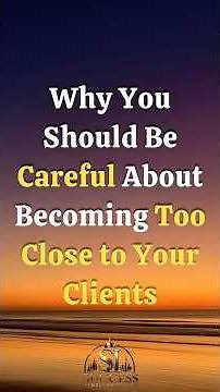 Why You Should Be Careful About Becoming Too Close to Your Clients #Business#Entrepreneur