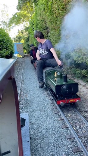 #train #miniature #steam #railway #engine #trainspotting #modeltrains #steamtrain #railfan #railroad