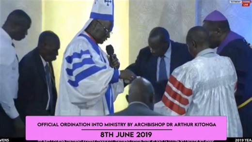 On 8th June 2019, after over 17 years as a lay preacher, and 2 years after obeying the call of God to start TOT, I was officially ordained into ministry by Archbishop Dr. Arthur Kitonga, the founder and overseer of the Redeemed Gospel Churches of Kenya and a national spiritual voice in Kenya and beyond. We thank God for His great faithfulness. Glory to Jesus Christ forever. | Fred Akama