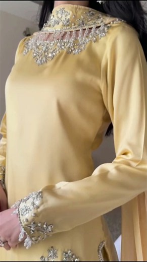 Designer Satin Silk Sharara Dress With Sequin Work ✨#shorts #fashion #trending #sharara #dress