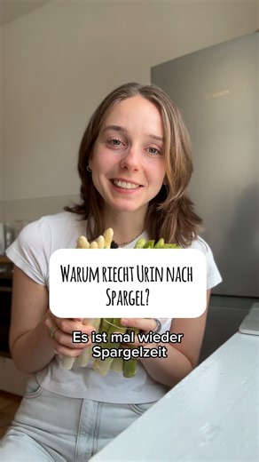 Ria on Instagram: "Warum riecht Urin eigentlich nach dem Spargelessen immer so „special“? Und ist das bei allen so? 🤓 #spargel #funfact #wissen"