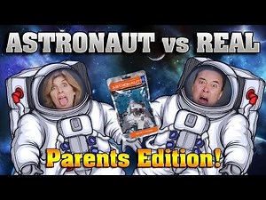 ASTRONAUT VS. REAL FOOD CHALLENGE!!! Parents Edition Taste Test!