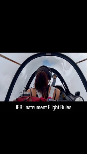 5.8K views · 234 reactions | “I FOLLOW ROADS” is the joke amongst pilots. 藍 IFR is Instrument Flight Rules. Meaning flying by instruments and not by view. Basically, ya can’t see a darn thing except your instruments. HOW MANY OF YOU ARE INSTRUMENT RATED…AND CURRENT? 類 #ifr #instrument #flight #rules #rating #fly #cantsee #visual #thing #current #howmany | Aviatress Alyssa | Facebook