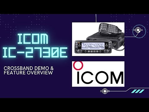 Icom 2730E Crossband Repeater Demo & Radio Review for RAYNET