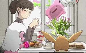 画师oshiruko创作的和宝可梦一起生活的日常