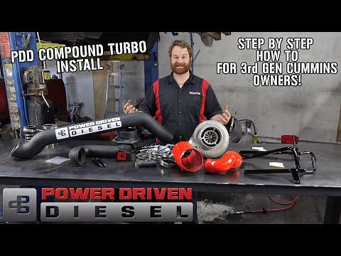 How to Install a Cummins Compound Turbo | 3rd Gen Dodge Ram | Power Driven Diesel