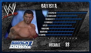 Batista | WWE SmackDown! vs. Raw 2006 Roster
