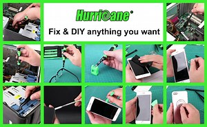 HURRICANE Precision Computer Repair Tool Kit, 142 in 1 Electronics Laptop Screwdriver Kit with 120 Magnetic Bits, Compatible for iPhone, Tablet, PS4, Xbox, Game Console, MacBook