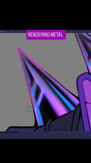 💉 RaikaiRan 💉 - Brush Creator | ✒ Rendering Metal Tutorial ✒ (This is my way to render metal and not a realistic way. I share my progress because some of you might like... | Instagram