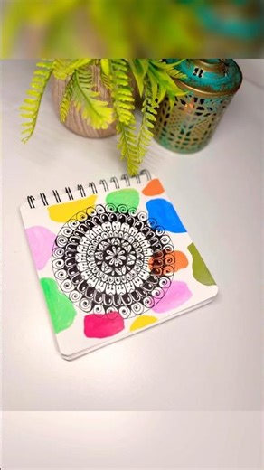 Easy mandala for beginners ✨#mandalaart #mandaladrawing #viralshorts #artshorts #shorts