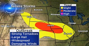 Plains, Midwest face heavy rain and possible tornadoes