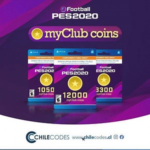 ¡Ya disponibles! ⚽🎮💥 myClub Coins para eFootball PES 2020 Encuéntralas en ChileCodes.cl con entrega inmediata las 24 horas del día ⏰📩 #pes2020 #efootballpes #ps4 #pesmyclub #chile #peschile #chilecodes #chilejuegapes | ChileCodes.cl