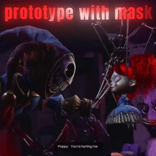 prototype without his mask 💀🔥#poppyplaytime