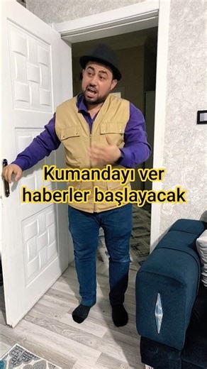 When my father comes home, he gets the remote control.