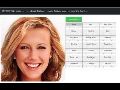 TL-GAN interface demo run 1
