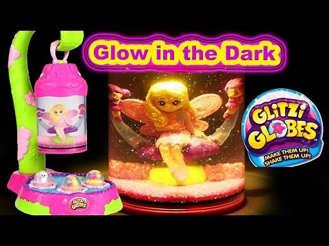 GLITZI GLOBES FAIRY LANTERN Glow in the Dark Light Kids Glitter Toys